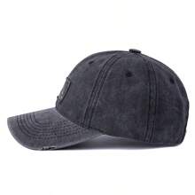 JZML 1pc Unisex Letter & Mountain Peak Embroidery Baseball Cap
