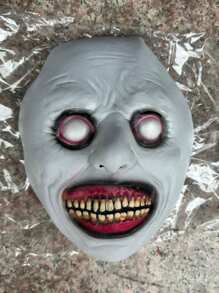 1 pieza de máscaras de terror, máscaras de Halloween, máscaras de diablo sonriente de terror, accesorios de disfraz, adecuadas para fiestas de disfraces de Halloween, accesorios de juego de roles de carnaval