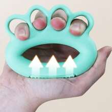 1pc Unisex Finger Strengthener, Five Fingers Grip Trainer, Hand Muscle Exerciser For Finger Flexibility & Wrist Workout At Home - Multicolor - View 7