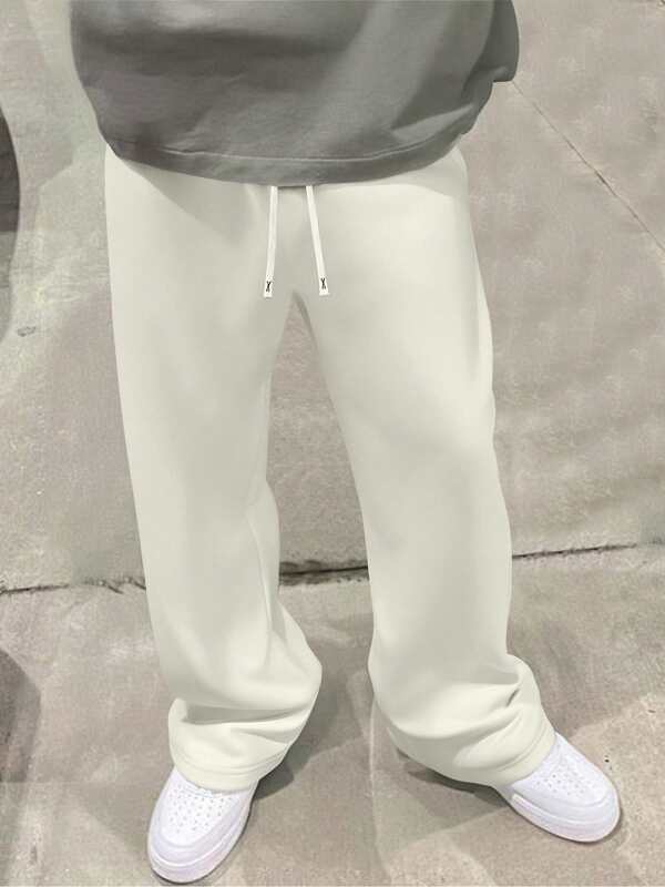 بنطال رجالي ذو قدمين مستقيمتين، بناطيل رياضية متعددة الاستخدامات الكاجوال، سهل ارتداؤها، قماشه خفيف الوزن مناسب للصيف والربيع/الخريف