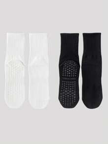 3/5/8 Pairs Of Yoga Fitness Sports Colorful Socks Women's Pilates Mesh Breathable Non-Slip Grip Socks For Dance Yoga Fitness Running
