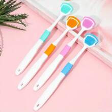 Dental-Grade Tongue Scraper Kit|2-Pack Non-Slip Silicone Design|Couples' Oral Care + Breath Freshener (Color Surprise)