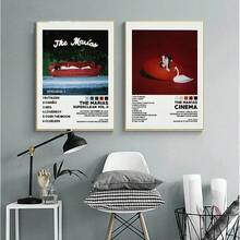 Poster New The M-Marias Cinema Music Star Album Cover Canvas Painting Wall Art Picture Living Room Home Decor Optional Frame ,Wall Art With Frame - Multicolor - View 1