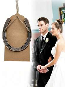 1/5/10pcs Costomized Engraved Lucky Horseshoe Hanger ,With Horseshoe Hanger And Blank Card,Perfect 6th Or 11th Anniversary Gifts,Ideal For Him/Husband, Western Decor, Steel Anniversary Gift For The Couple.Western-Rustic Metal Wall Art Decor-Housewarming