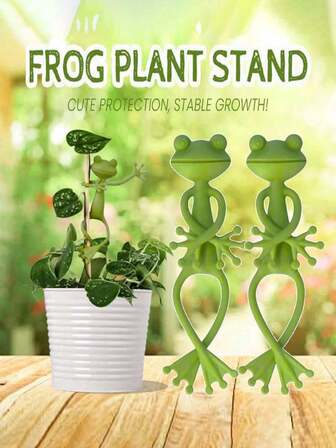1/3/5pcs The Bracket Is Used For Frog Plants With Movable Limbs, Suitable For Potted Plants, Succulent Plants, And Small Green Plants, Frog Shaped Plant Rack, Suitable For Decorating Living Rooms, Balconies, Study Rooms, Offices, And Holiday Gifts
