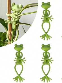 5pcs/4pcs/2pcs/1pc New Frog Plant Stand For Trailing Plants - Multicolor - View 1