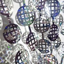 Décorations de fête disco, 2 paquets de props de cabine photo boule disco, rideaux à franges en feuille d'argent de 3,3 x 6,6 pi comme décor de fond pour les fêtes des années 70 et 80, soirée de enterrement de vie de jeune fille, décennie, décoration de fête