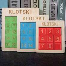 1 件木制数字华容道拼图游戏，智力游戏，锻炼思维和逻辑，节日/生日礼物，万圣节礼物，圣诞节礼物，平安夜礼物，礼物，儿童玩具，玩具，游戏 - 彩色 - 查看 7