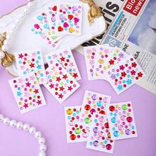 3/5/10pcs Storage Box Set + 50pcs Rabbit/Cat/Candy Mini Non-Adhesive Stickers, Acrylic Gem Decorative Diamond Stickers, DIY Multi-Color Mini Gem, Princess Reward, Creative Crafts - Multicolor - View 7