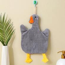 3pcs Set Hanging Hand Towels, Cute Goose Shaped, Bathroom Towels With Hanging Loop, Super Absorbent, Quick Dry, Thick & Soft Polyester, Suitable For Kitchen And Bathroom Decor Back To School Dish Cloths Kitchen Towel - Multicolor - View 8