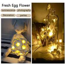 LED Egg Flower Light String Combines Tropical Egg Flower Shape With LED Light String To Form A Decoration That Combines Natural Beauty And Light And Shadow Effects