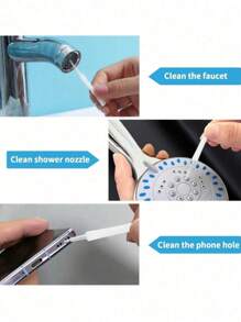 37pcs Cleaning Kit For Cell Phone Charging Port, Computer Keyboard And Shower Head, Pipe Unblocker, Gap Cleaner, Mini Brush, Keyboard Brush,Etc.,Kitchen,Bathroom,Home,Household Suppliers (Multiple Specifications)