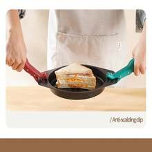 Heat Resistant Pot Holder, Kitchen High Temperature Resistant Non-Deformation Silicone Non-Slip Tongs For Microwave Oven Baking Cookware - Multicolor - View 5