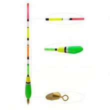 5pcs/Set Fishing Float With Large Buoyancy, Thickened Tail For High Visibility, And A Copper Head