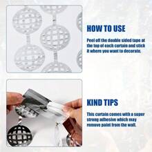 Décorations de fête disco, 2 paquets de props de cabine photo boule disco, rideaux à franges en feuille d'argent de 3,3 x 6,6 pi comme décor de fond pour les fêtes des années 70 et 80, soirée de enterrement de vie de jeune fille, décennie, décoration de fête