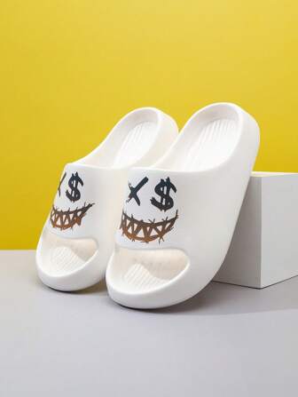 Sandalias de playa para niños/niñas de suela gruesa, de unicolor simple, transpirables y de secado rápido, con correa plana casual, ligeras y antideslizantes de espuma EVA.