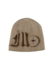 1pc Graffiti Street Style Knit Beanie, Warm And Fashionable Casual Versatile Men's Hat