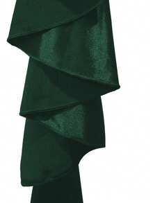 新款性感露背细肩带荷叶边修身迷你连衣裙，适合酒吧、派对、度假派对等场合。 - 橄欖綠 - 查看 6