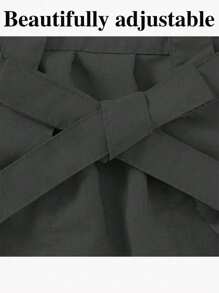 Customized Printed Stylish Korean Apron, Waterproof And Stain Resistant, Apron Cute Lace Skirt Apron,Black Stain Resistant Apron,Sleeveless Apron,For ,Home, Kitchen,Nail Shop,Cooking, Baking, Nail Salon, Women Work Uniform,Coffee Smock,Home Cooking Clean Sleeveless Bib Apron