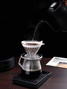 Manual Pour-Over Coffee Filter, Home Drip Filter Cup, V01 & V02 Size Options