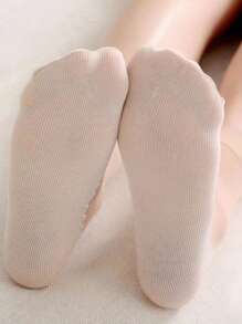 10 pares de calcetines de algodón transparentes antideslizantes para mujer, calcetines finos y duraderos para el tobillo