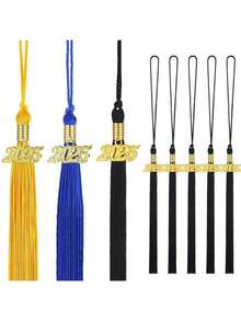 1pc Graduation Cap Tassel Doctoral Cap Accessory Decorative 2025 Graduation Cap Tassel Graduation Hat Accessory Tassel Pendant - Cap Tassel - View 2