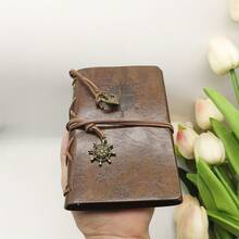 1 Pc Vintage Pirate Spiral Ring Diary - A Travelers Personal Journal With Distinctive Style - Lined Pages For Organized Notes, Diary Kids, Notebook Kids, Journal Intime