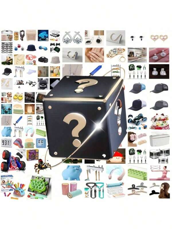 Happy Mystery Box-1 Is A Very Valuable Mystery Surprise Gift Box Blind Box, Mystery Gift Box - Unboxing Surprise, Direct, Experience Unknown Fun, Perfect For Unboxing And Sharing, Perfect For Friends And Family, Interesting Gift Ideas |   Interesting Surprises, Easter Gifts, Birthday Gift Matching Discounts, Suitable For Various Occasions, And Also An Excellent Choice For Gift Giving