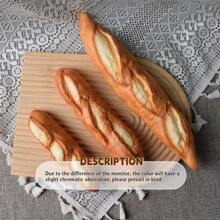 3 Packs, Three Sizes Of Simulated Baguette Collection, PU Material European Bread Model French Baguette Pastry Toast Bag Holiday Party Supplies Photography Fake Bread Props Gifts Birthday Graduation