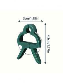 10/20/50 robuste Plastikklemmen, entworfen um Gartenpflanzen zu unterstützen - grüne Hebelringe Klemmen, geeignet für Rankgewächse, perfekt zum Verwalten von Stängeln und Zweigen, kommt mit Unterstützung für Tomaten- und Gurkenpflanzen.