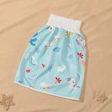 1pc Waterproof Potty Training Skirt, Hidden Snap Design, Breathable Absorbent Diaper Shorts, Suitable For Baby Boys And Girls, High Waist Underwear, Baby Diaper Skirt Leak-Proof Training Pants, Help Baby Get Rid Of Diapers, Suitable For 4-8 Year Old Children To Use At Night (Random Color) - Multicolor - View 11