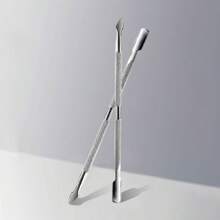 2pcs/Set Stainless Steel Cuticle Nipper & Pusher, Manicure Tool Kit