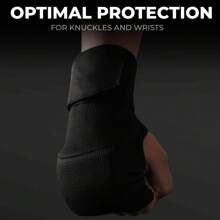 Bokshandbandages, binnenhandschoenen voor heren en dames, Quick 70 cm/27,5 inch lange polsbanden, elastische, gewatteerde vuistbescherming onder wanten, Muay Thai, MMA, kickboksen, vechtsporten, bokstraining, bandages
