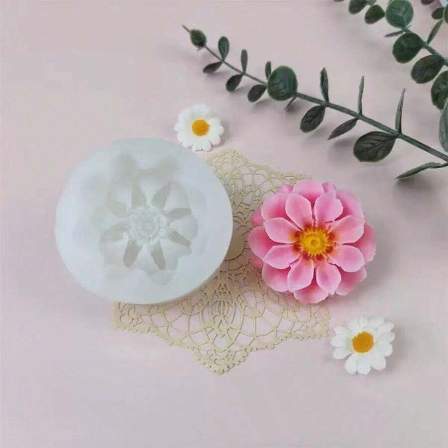 Morbida moletta in silicone a forma di fiore, accessorio decorativo C e moldavo dessert