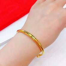 Women's Bracelet With 520 1314 Numeric Design, European & American Style "Love You" Bracelet, 18K Gold Plated Korean Version Adjustable Size Bracelet For Wedding, Birthday, Daily Wear, Date
