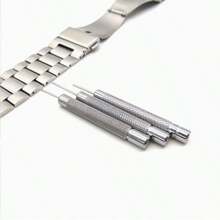 5pcs Watch Band Link Remover Kit - Includes Dual Head Hammer, Band Holder, Pin Punches 3pcs For DIY Watch Adjustments And Repairs The Ideal Choice For Giving Gifts To People