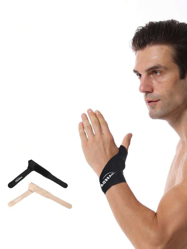 1pc Thin Wrist Sprain Tendinitis Wrist Brace Support & Finger Splint Gym Accessories