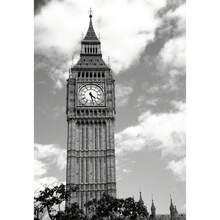 1pc Đen Trắng Cầu Tháp London Rome New York Áp Phích In Tranh Canvas Nghệ Thuật Treo Tường Hình Ảnh Cho Phòng Khách Trang Trí Nhà Khung Tùy Chọn - Nhiều màu - Xem 10