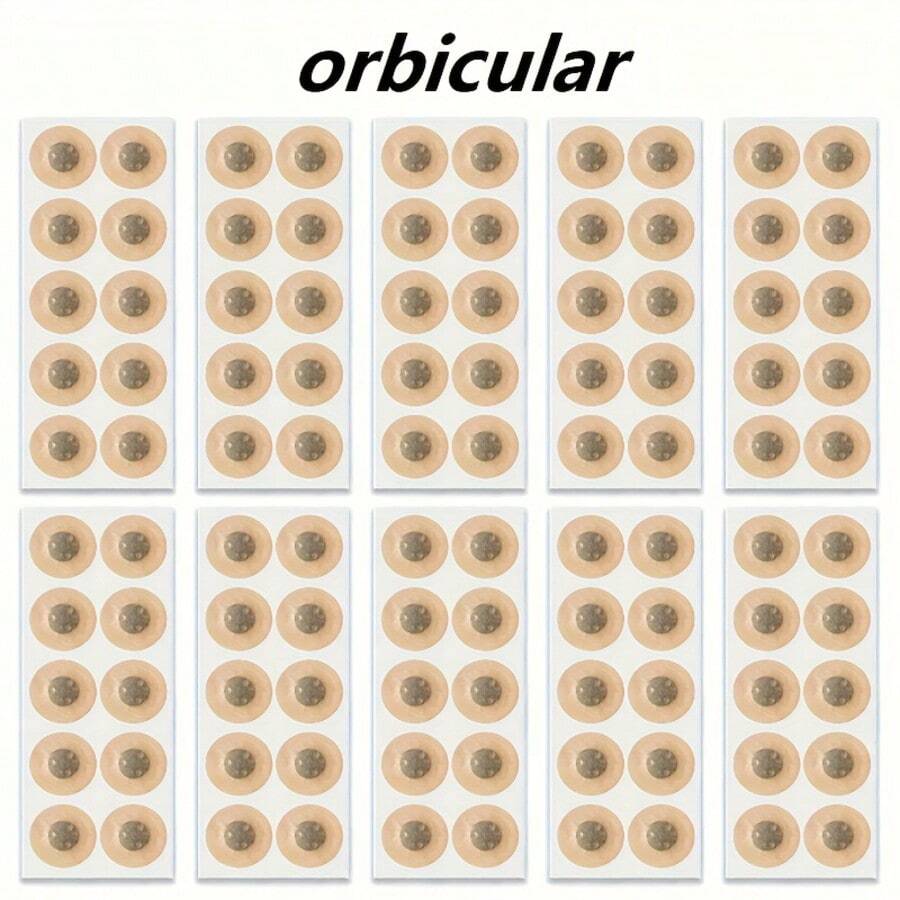 100pcs/Set, 50pcs/Set, 30pcs/Set, 20pcs/Set And 10pcs/Set Magnetic Nasal Dilator Kits, Sports Nasal Expander, Enhance Oxygen Intake, Breathe Assist Nose Clip - Square - View 1