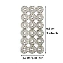 Carbon Steel Round Ring Shape Cutting Die Mold, Metal Cutting Tool For Scrapbooking, Greeting Card Crafts, Home Decor Projects DIY - Silver - View 12