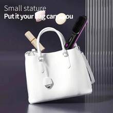 便携式无线直发梳 - 可充电，3 档温度设置，持久亮泽，LED 显示屏，轻巧便携，旅行必备，含梳子和夹子，1800mAh 电池，送礼佳品，轻松拉直秀发，方便携带