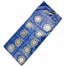 12Pcs 16-30mm Mini Sharp With Hole Rhinestone Cut Off Rotary Tool Cutting Disc Disks DIY Tools Accessories For With 2Pcs Rod