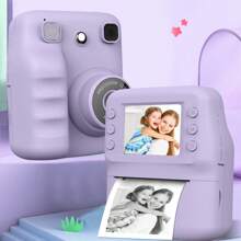 儿童相机女孩男孩，儿童即时打印相机玩具3-14岁，儿童数码相机带相纸生日礼物3 4 5 6 7 8 9岁以上女孩