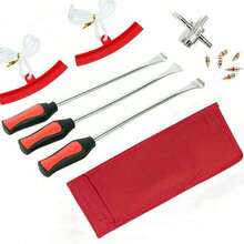 12pcs Tire Lever Tool Spoon And Wheel Rim Protectors Tool Kit For Motorcycle Dirt Bike Lawn Mower Tire Changing Tools Kit Dirt Bike Touring Set - Multicolor - View 7