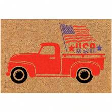 4th Of July Decorations Usa Flag Patriotic Doormat, Independence Day Americana Outdoor Doormat Kitchen Bathroom Door Mat, Fourth Of July Welcome Rugs Entrance, Summer Army Veteran Door Mats For Garden Yard Kitchen Bathroom Decor 16x24 Inch Carpet Bathroom Accessories Back To School - D #6 - View 1