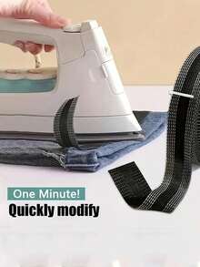 1 Stück 10M/32,81ft schmelzbares Webband, Bügeleisen-Saumbindeband für Hosensäume, selbstklebendes Stoffband für Hosen, Jeans, Kleidung