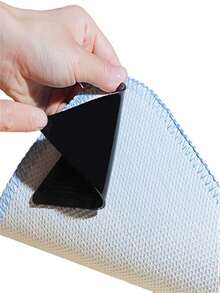 Rug Grippers, Reusable And Washable Non Slip Carpet Tape, PU Rug Pads Grippers For Hardwood Floors And Tiles, Double-Sided Adhesive Rug Stickers Keep Your Rug In Place And Make Corner Flat - Multicolor - View 3