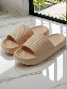 Summer New Home Slippers, [Anti-Slip Bathroom Slippers] Soft Sole Light Weight Maternity Friendly Quick-Dry Bathroom Shoes, EVA Material Silent Anti-Odor Anti-Slip Slippers For Men