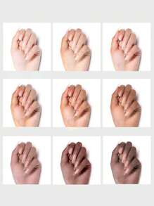 GLOZ Solid Nail Glue Gel For False Tips, 15g Strong Adhesion For Press On Acrylic Tips, Clear Hard Gel 3D Sculpting For Nail Art, UV Light Cured