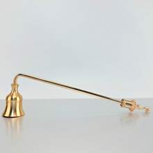 Stingător de lumânări metalic multicolor, decor pentru casă și bucătărie, accesorii pentru lumânări, instrument de parfumare cu mâner, stingător de lumânări, material metalic